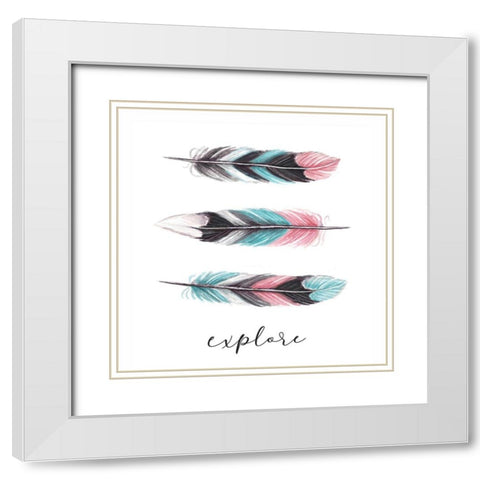 Explore White Modern Wood Framed Art Print with Double Matting by Tyndall, Elizabeth