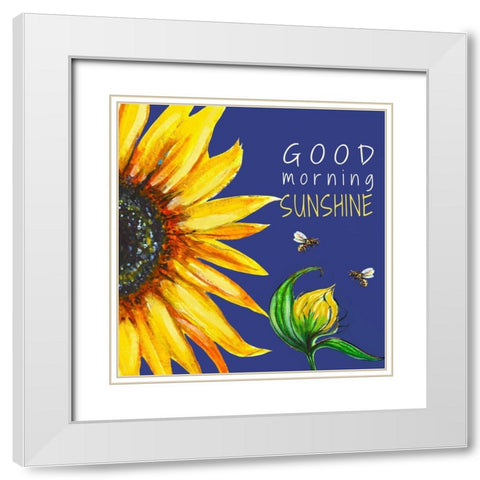 Good Morning   White Modern Wood Framed Art Print with Double Matting by Tyndall, Elizabeth