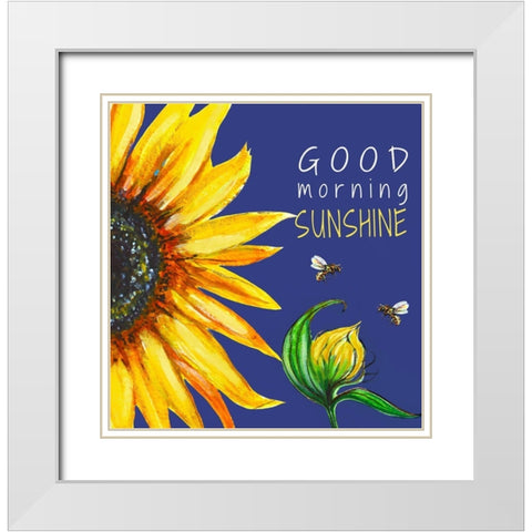 Good Morning   White Modern Wood Framed Art Print with Double Matting by Tyndall, Elizabeth