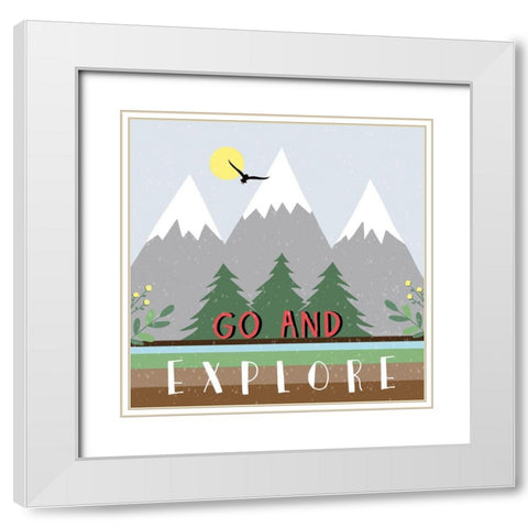 Explore White Modern Wood Framed Art Print with Double Matting by Tyndall, Elizabeth