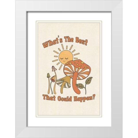 The Best White Modern Wood Framed Art Print with Double Matting by JJ Design