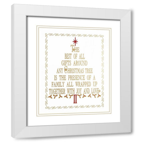 Best Gifts White Modern Wood Framed Art Print with Double Matting by Moulton, Jo