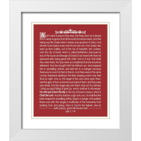 Christ the Lord White Modern Wood Framed Art Print with Double Matting by Moulton, Jo