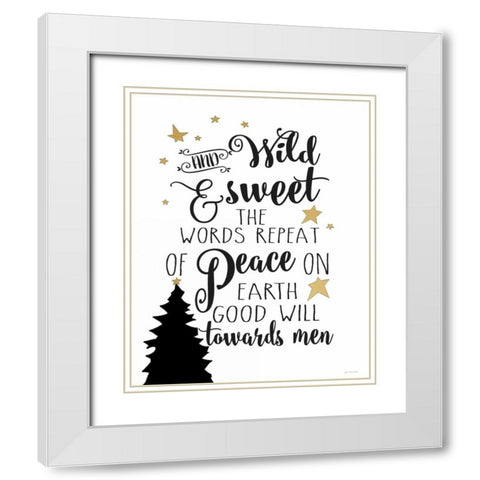 Wild and Sweet White Modern Wood Framed Art Print with Double Matting by Moulton, Jo