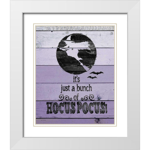 Hocus Pocus White Modern Wood Framed Art Print with Double Matting by Moulton, Jo