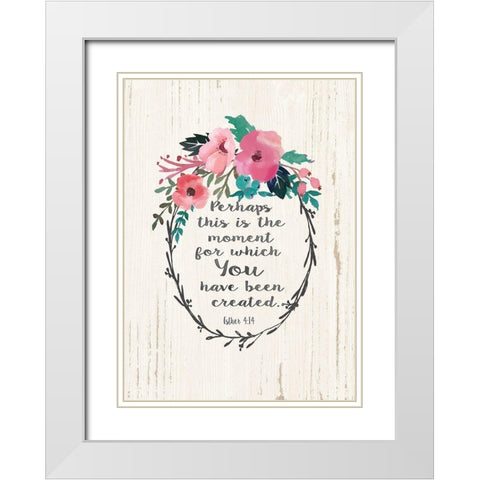 Have You Been White Modern Wood Framed Art Print with Double Matting by Moulton, Jo