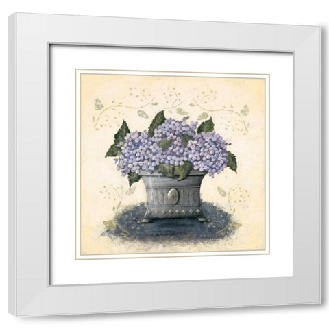 The Color Purple I White Modern Wood Framed Art Print with Double Matting by Moulton, Jo