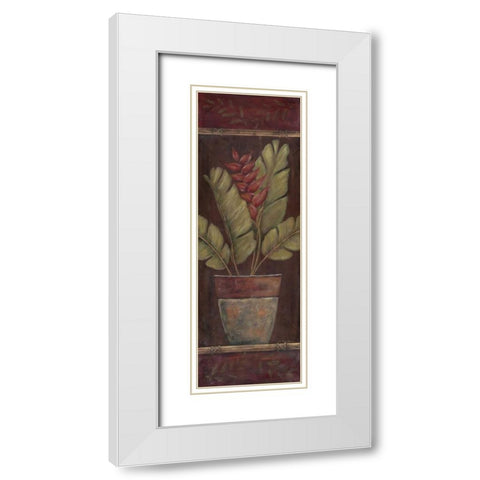 Global Boom II White Modern Wood Framed Art Print with Double Matting by Moulton, Jo