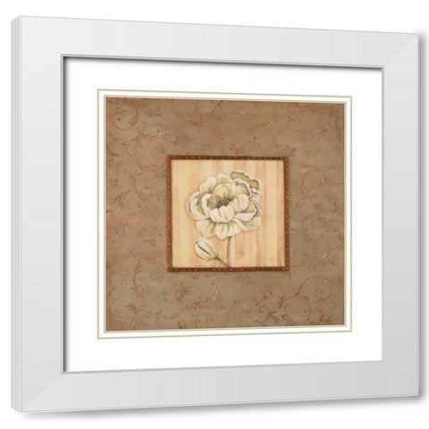 Daylight Mist I White Modern Wood Framed Art Print with Double Matting by Moulton, Jo