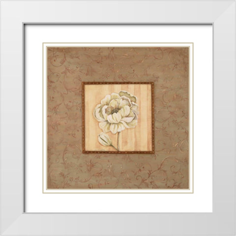 Daylight Mist I White Modern Wood Framed Art Print with Double Matting by Moulton, Jo