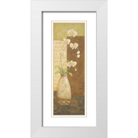 White Chocolate I White Modern Wood Framed Art Print with Double Matting by Moulton, Jo