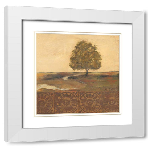 Autumn Single White Modern Wood Framed Art Print with Double Matting by Moulton, Jo