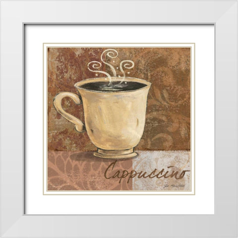 Cappuccino White Modern Wood Framed Art Print with Double Matting by Moulton, Jo