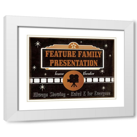 Feature Presentation White Modern Wood Framed Art Print with Double Matting by Moulton, Jo