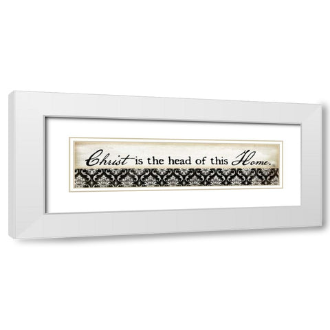 Christ is the Center White Modern Wood Framed Art Print with Double Matting by Pugh, Jennifer