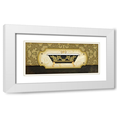 Relax in Style White Modern Wood Framed Art Print with Double Matting by Pugh, Jennifer