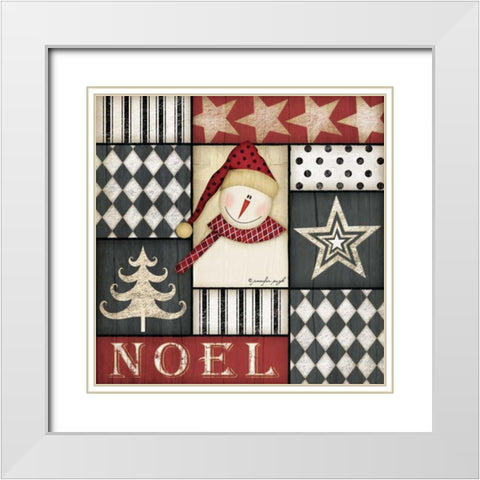 Noel Sowman White Modern Wood Framed Art Print with Double Matting by Pugh, Jennifer