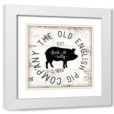 The Old Pig Company White Modern Wood Framed Art Print with Double Matting by Pugh, Jennifer