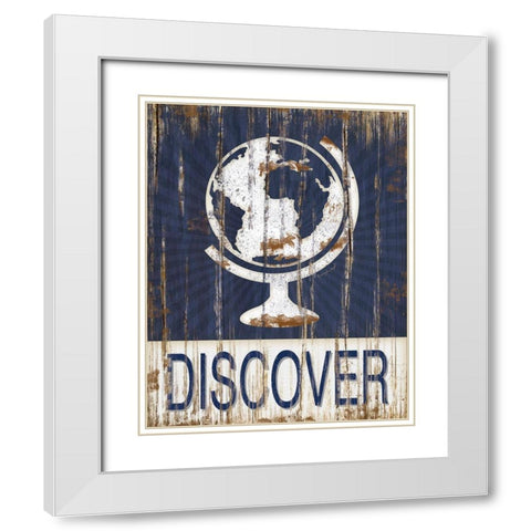 Discover White Modern Wood Framed Art Print with Double Matting by Pugh, Jennifer