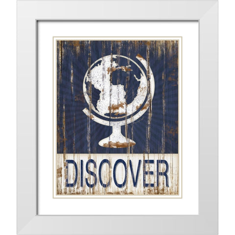 Discover White Modern Wood Framed Art Print with Double Matting by Pugh, Jennifer