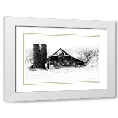 Barn II White Modern Wood Framed Art Print with Double Matting by Pugh, Jennifer