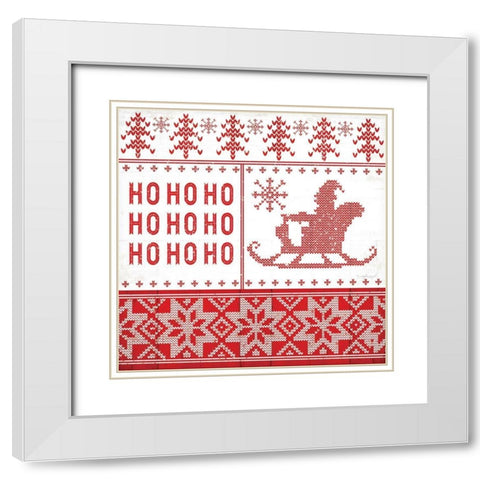 Nordic Christmas II White Modern Wood Framed Art Print with Double Matting by Pugh, Jennifer