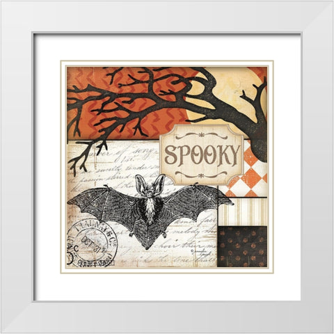 Spooky White Modern Wood Framed Art Print with Double Matting by Pugh, Jennifer