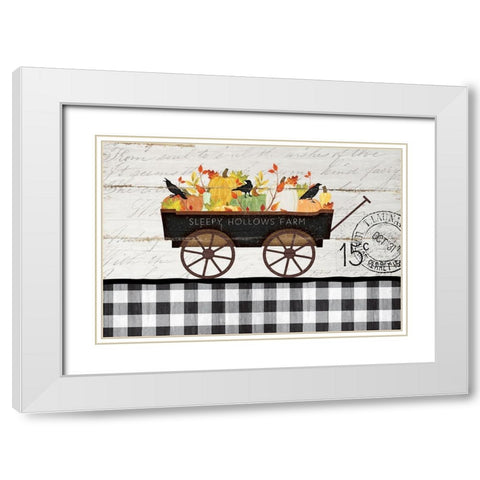 Sleepy Hollows Farm White Modern Wood Framed Art Print with Double Matting by Pugh, Jennifer