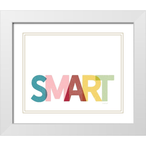 Smart White Modern Wood Framed Art Print with Double Matting by Pugh, Jennifer