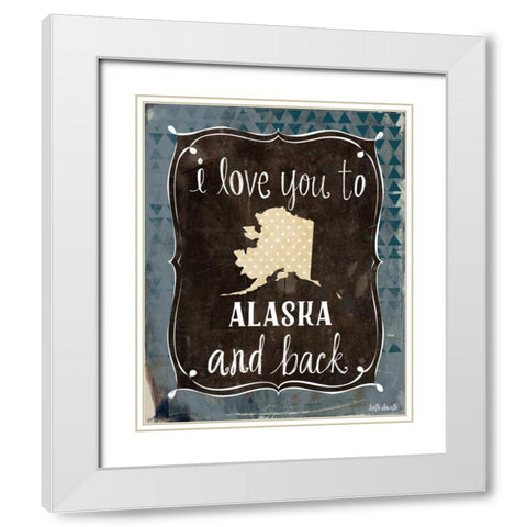 Alaska and Back White Modern Wood Framed Art Print with Double Matting by Doucette, Katie