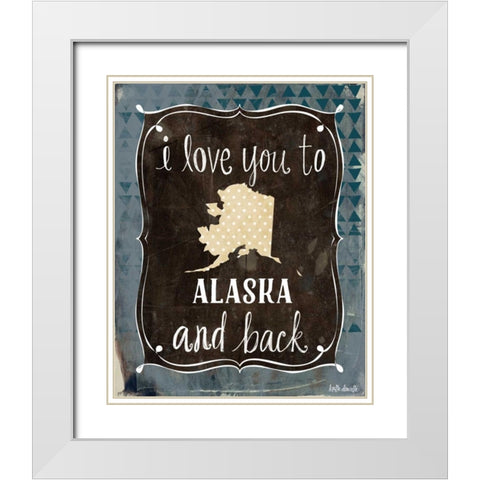 Alaska and Back White Modern Wood Framed Art Print with Double Matting by Doucette, Katie