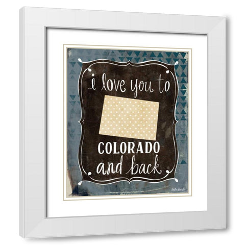 Colorado and Back White Modern Wood Framed Art Print with Double Matting by Doucette, Katie