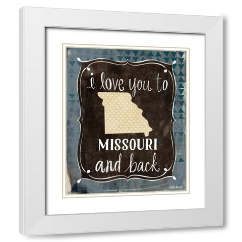 Missouri and Back White Modern Wood Framed Art Print with Double Matting by Doucette, Katie