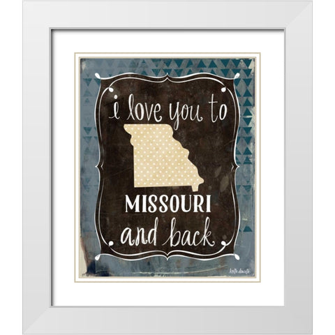 Missouri and Back White Modern Wood Framed Art Print with Double Matting by Doucette, Katie