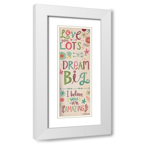 Inspirational Words White Modern Wood Framed Art Print with Double Matting by Doucette, Katie