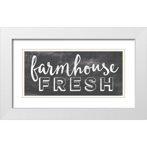 Farmhouse Fresh White Modern Wood Framed Art Print with Double Matting by Doucette, Katie