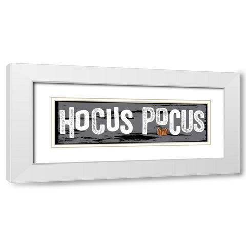 Hocus Pocus White Modern Wood Framed Art Print with Double Matting by Doucette, Katie