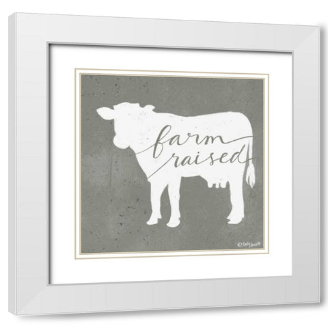 Farm Raised White Modern Wood Framed Art Print with Double Matting by Doucette, Katie