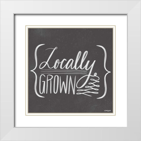 Locally Grown White Modern Wood Framed Art Print with Double Matting by Doucette, Katie