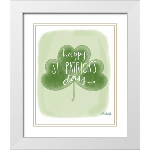 St. Patricks Day White Modern Wood Framed Art Print with Double Matting by Doucette, Katie