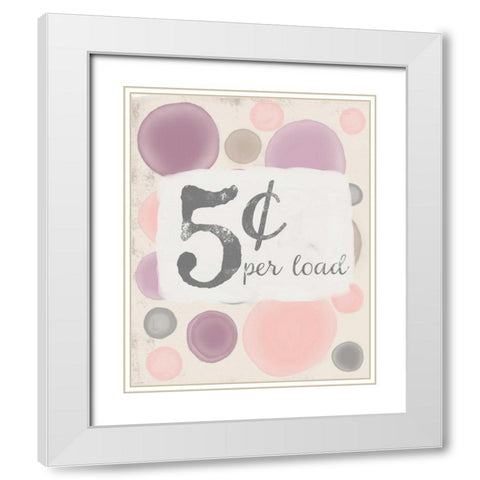 5Â¢ Per Load White Modern Wood Framed Art Print with Double Matting by Doucette, Katie