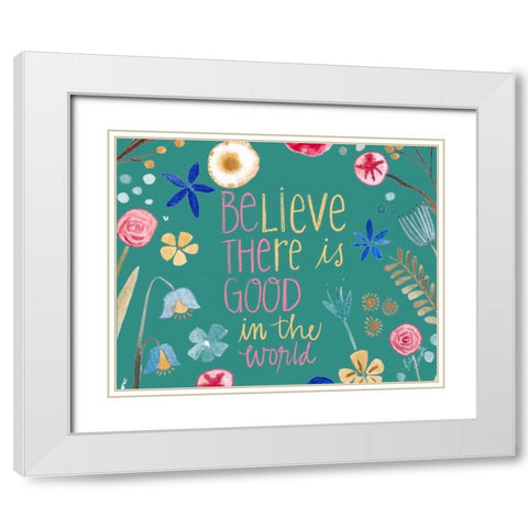 Be the Good II White Modern Wood Framed Art Print with Double Matting by Doucette, Katie