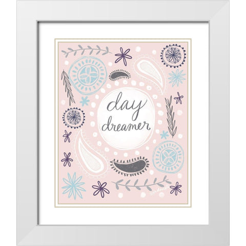 Day Dreamer White Modern Wood Framed Art Print with Double Matting by Doucette, Katie