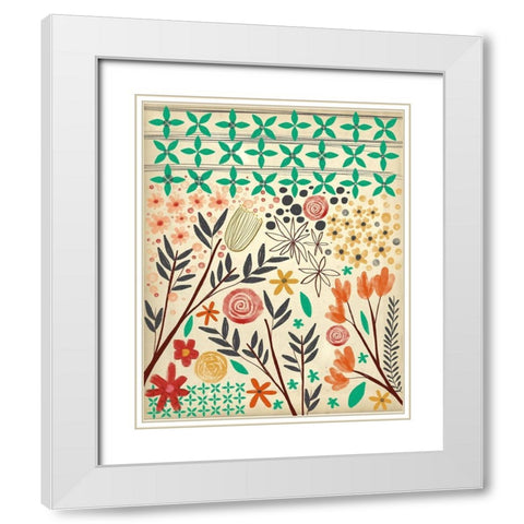 Fall Bounty White Modern Wood Framed Art Print with Double Matting by Doucette, Katie