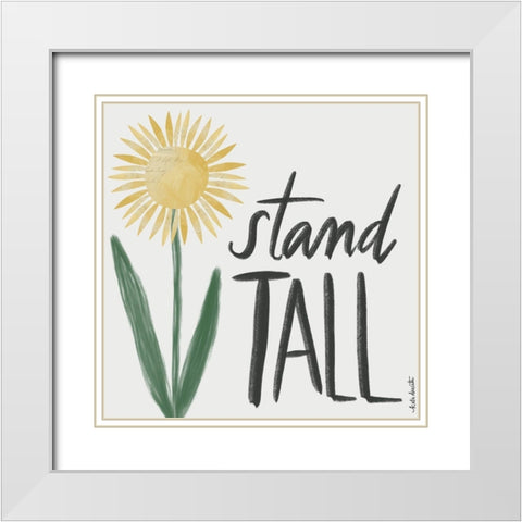 Stand Tall White Modern Wood Framed Art Print with Double Matting by Doucette, Katie
