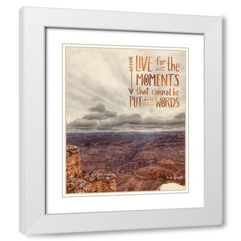 Grand Canyon White Modern Wood Framed Art Print with Double Matting by Doucette, Katie