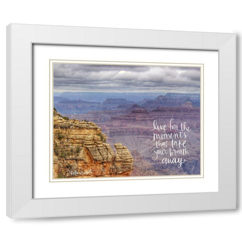Grand Canyon II White Modern Wood Framed Art Print with Double Matting by Doucette, Katie