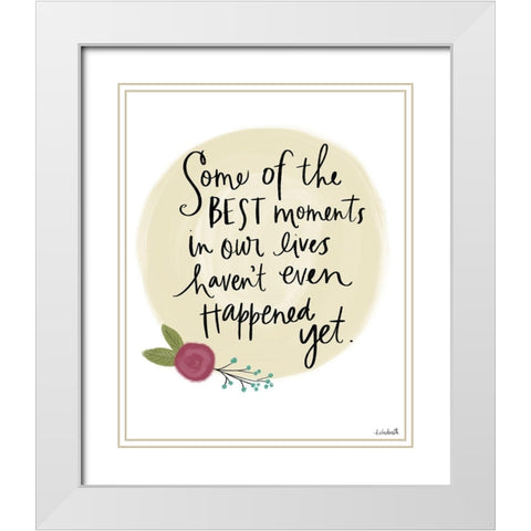 Best Moments White Modern Wood Framed Art Print with Double Matting by Doucette, Katie