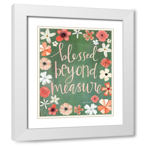 Beyond Measure White Modern Wood Framed Art Print with Double Matting by Doucette, Katie
