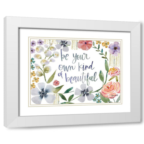 Kind of Beautiful White Modern Wood Framed Art Print with Double Matting by Doucette, Katie